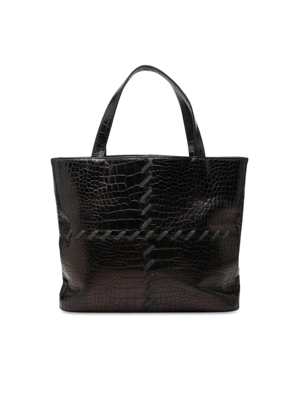 Saint Laurent Croc Embossed Leather #363570S42B